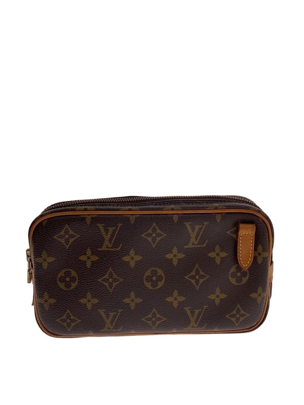 LOUIS VUITTON Pochette Marly Bandouliere Monogram Canvas Brown